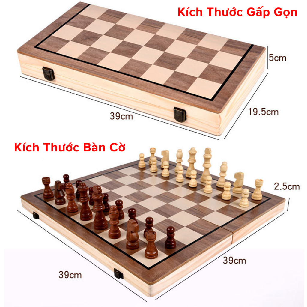 Ảnh Bộ Cờ Vua Nam Châm Bằng Gỗ Với Lực Hút Mạnh Tặng Kèm 2 Quân Hậu Kết Hợp Cờ Đam – Cờ Caro 2 Trong 1 Chính Hãng Amalife 3