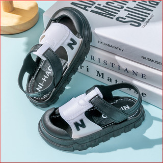Dép Sandal Mũi Chống Vấp Tập Đi Cao Su Mềm Êm Chân Cho Bé Trai K168