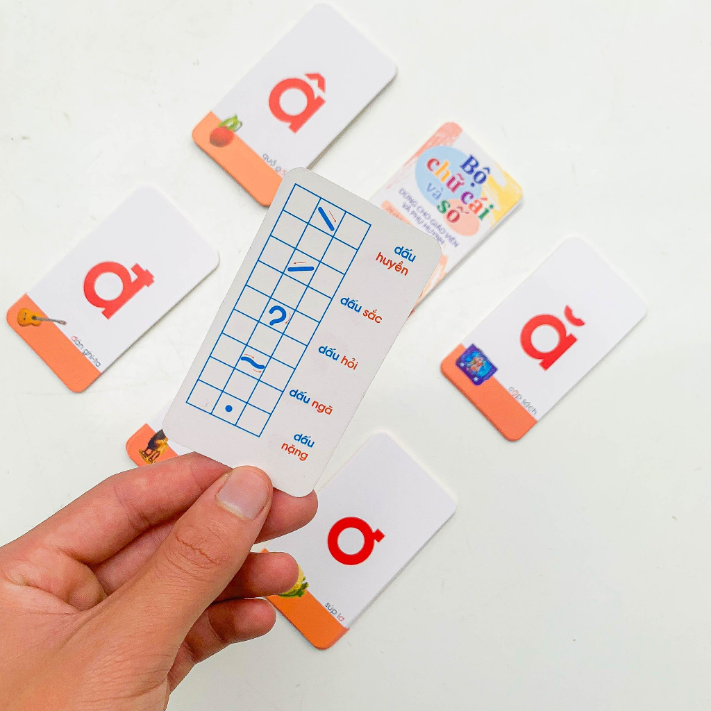 Ảnh Bộ Đồ Chơi 42 Thẻ Flashcard Bibo Giúp Bé Học Chữ Cái Số Đếm Kích Thước 13x6 cm 2