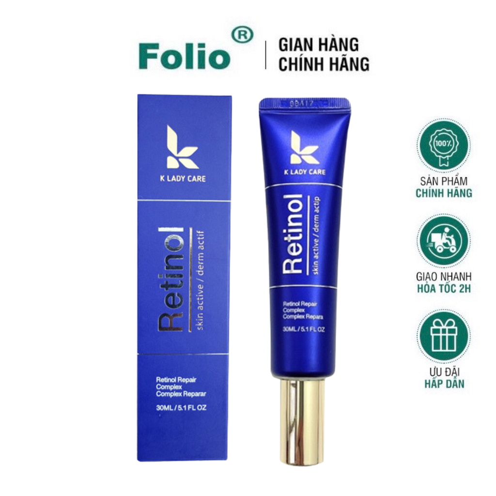 Kem Dưỡng Retinol Căng Bóng Chống Lão Hóa Retinol Repair 0 5 Folio K