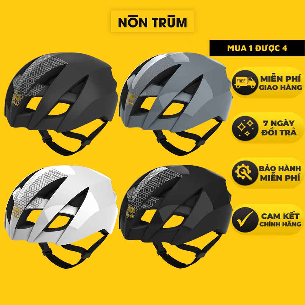 [Mã BMTTC60K giảm đến 60K đơn 50K] Mũ bảo hiểm xe đạp Royal MD07 siêu nhẹ, freesize, bảo hành 12 tháng