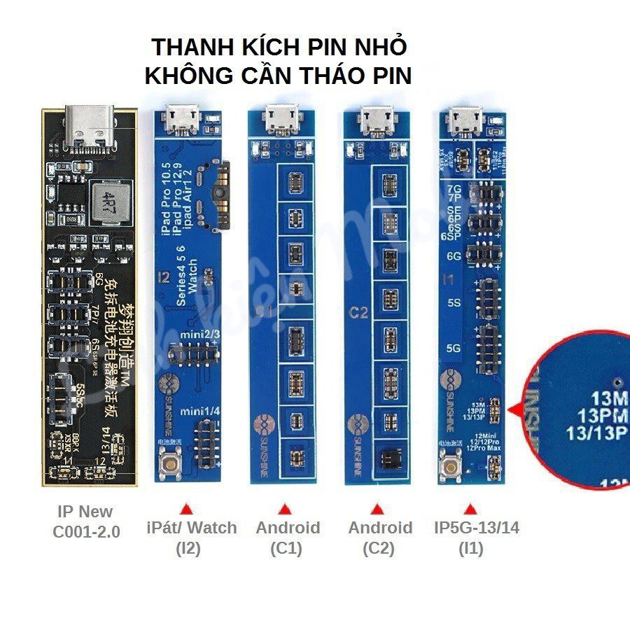 Thanh kích pin cho iPhøne/ iPxd/ Android (không bóc pin) | Shopee Việt Nam