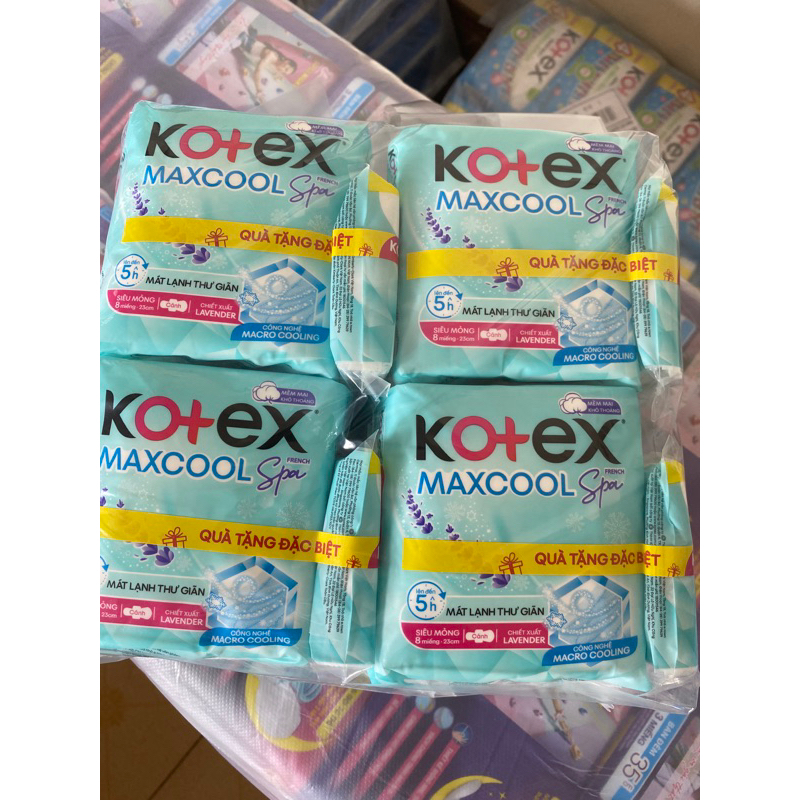 Băng vệ sinh Kotex thảo dược Cool siêu mỏng cánh tặng