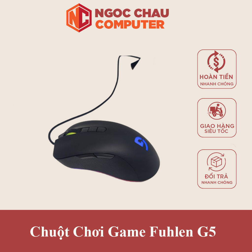 Chuột Chơi Game Fuhlen G5 Mới 100% Bảo hành 2 năm | Shopee Việt Nam