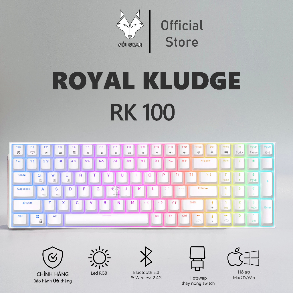mua bàn phím cơ rk led rgb phím cơ royal kludge rk led rgb giá | My XXX ...
