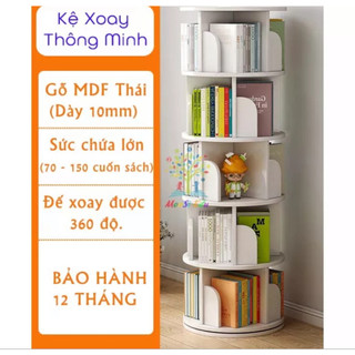 kệ sách xoay 360 độ DQ HOME kệ sách thông minh tiện M105