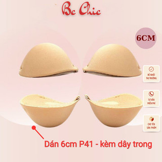 ÁO DÁN NGỰC VECYLA ÁO SILICON ĐỆM DÀY 6CM P41 TẠO KHE NÂNG NGỰC HOÀN HẢO TẶNG KÈM DÂY TRONG