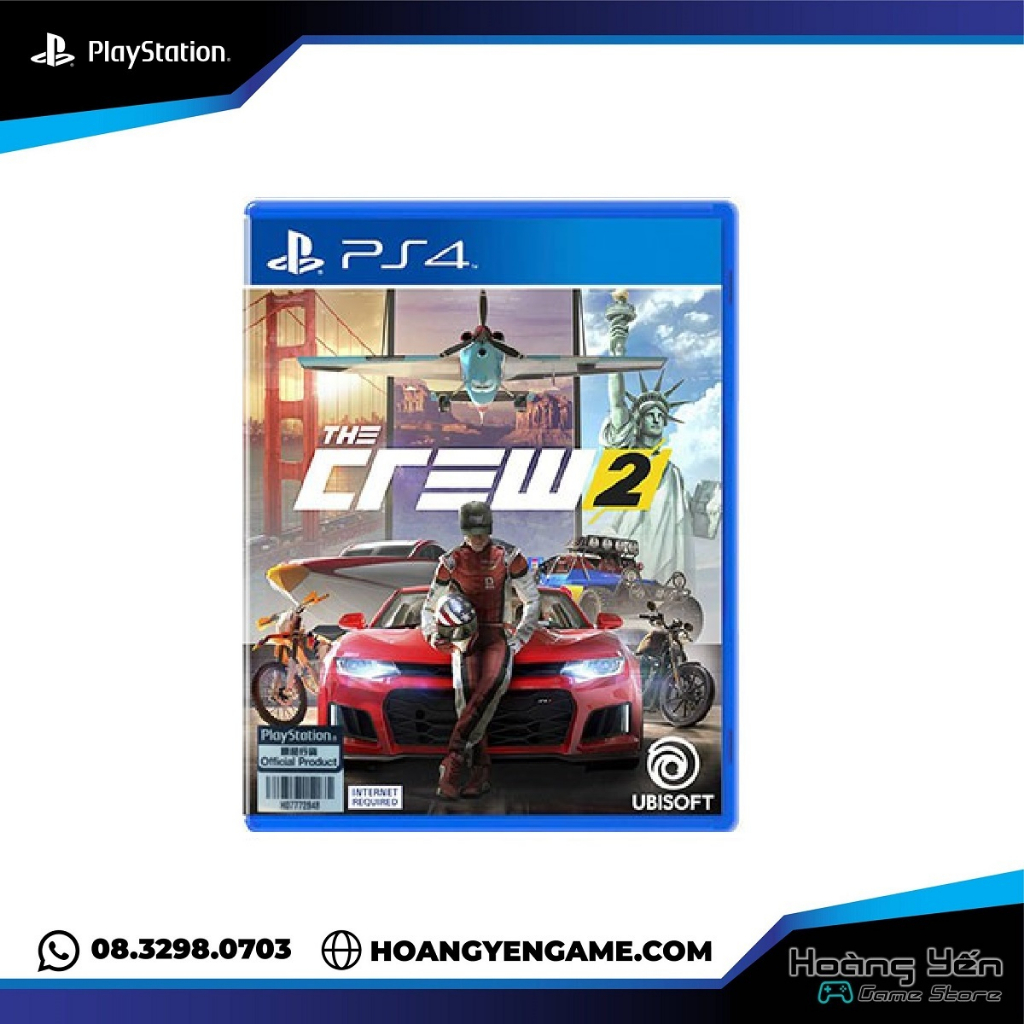 Mã 99ELHA giảm 7% đơn 300K] Đĩa Game Ps4: The crew 2 | Shopee Việt Nam