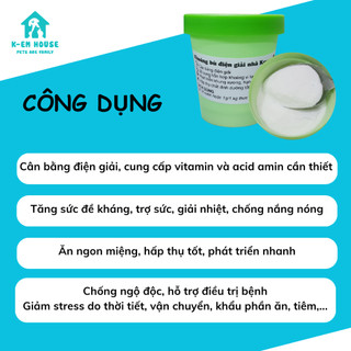 Khoáng Bù Điện Giải Giúp Thú Cưng Giải Nhiệt, Chống Mất Nước - Tăng Đề Kháng, Hấp Thụ Tốt, Phát Trển Nhanh