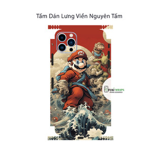 Tấm dán Skin Mặt Sau Mario MS03 FULL VIỀN 14 pro max , 13 pro max , 12 pro max , 11 pro max , xs max - FukiShop
