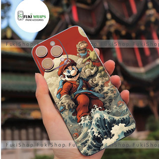 Tấm dán Skin Mặt Sau Mario MS03 FULL VIỀN 14 pro max , 13 pro max , 12 pro max , 11 pro max , xs max - FukiShop