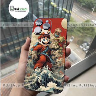 Tấm dán Skin Mặt Sau Mario MS03 FULL VIỀN 14 pro max , 13 pro max , 12 pro max , 11 pro max , xs max - FukiShop