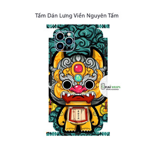 Tấm dán Skin Mặt Sau Mèo Thần Tài MS18 FULL VIỀN 14 pro max , 13 pro max ,12 pro max , 11 pro max , xs max - FukiShop