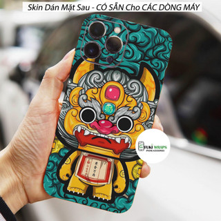 Tấm dán Skin Mặt Sau Mèo Thần Tài MS18 FULL VIỀN 14 pro max , 13 pro max ,12 pro max , 11 pro max , xs max - FukiShop