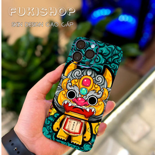 Tấm dán Skin Mặt Sau Mèo Thần Tài MS18 FULL VIỀN 14 pro max , 13 pro max ,12 pro max , 11 pro max , xs max - FukiShop