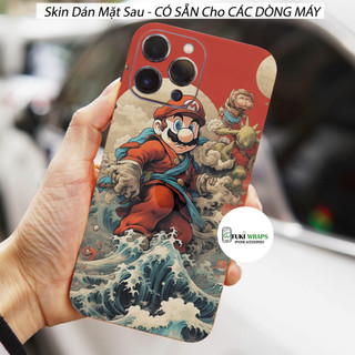 Tấm dán Skin Mặt Sau Mario MS03 FULL VIỀN 14 pro max , 13 pro max , 12 pro max , 11 pro max , xs max - FukiShop