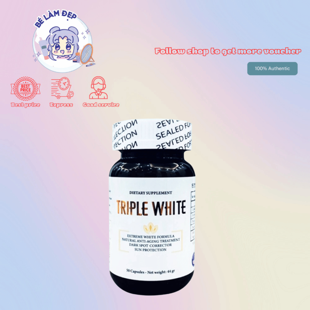 Viên Uống Trắng Da Dietary Supplement Triple White - 50 Viên