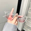 Kính mắt má hồng thời trang nữ nam phong cách Hàn Quốc dễ thương chống tia UV mắt kính hai chấm không độ đẹp rẻ 096