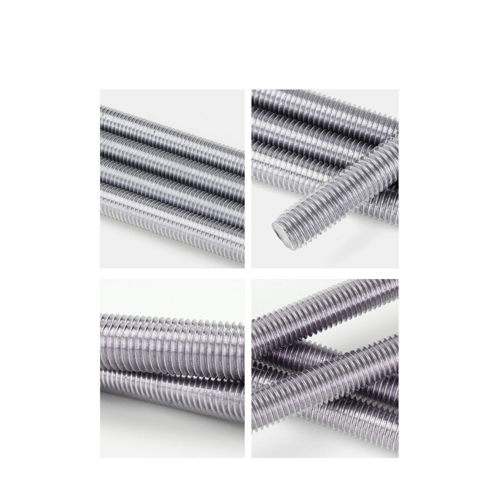 (INOX304) 1m M4-M12 Thanh ren inox304 M4, M5, M6, M8, M10,M12