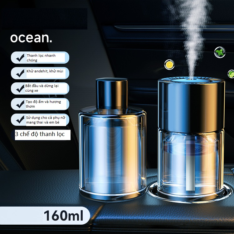Máy xịt tự động tạo độ ẩm và hương thơm nước hoa Ô tô