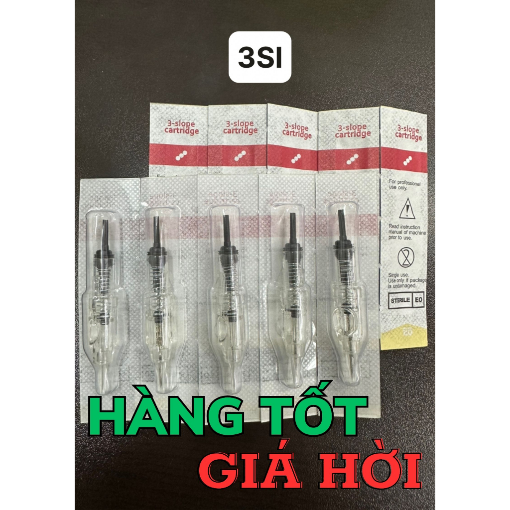 Kim phun xăm máy Pen, máy Charm, máy Thần Thánh, Kim phun xăm lò xo (hộp 10 chiếc)