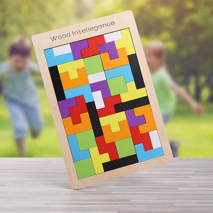 Bảng ghép hình gạch Tetris size đại ghép gạch thông minh đồ chơi phát triển trí tuệ cho bé - Đồ Chơi Cho Bé PUKAPI