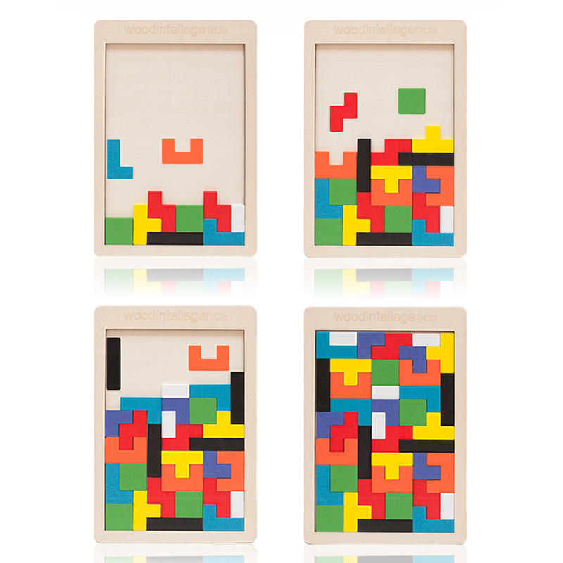 Bảng ghép hình gạch Tetris size đại ghép gạch thông minh đồ chơi phát triển trí tuệ cho bé - Đồ Chơi Cho Bé PUKAPI