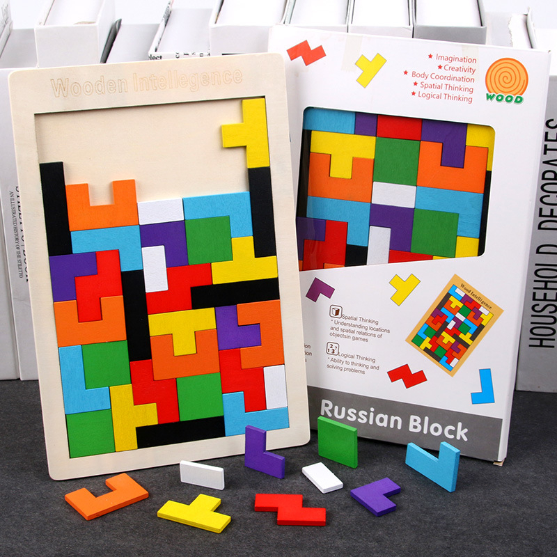 Bảng ghép hình gạch Tetris size đại ghép gạch thông minh đồ chơi phát triển trí tuệ cho bé - Đồ Chơi Cho Bé PUKAPI