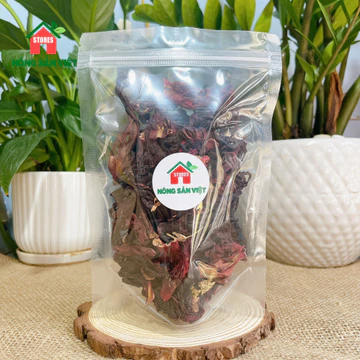 Trà Hoa Atiso Đỏ Sấy Khô 100gr Nguyên Nụ Loại Đẹp Không Nát ( Hoa bụp giấm/Hoa Hibiscus )