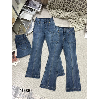 ( Chất Đẹp ) Quần jeans ống loe cạp to, ống loe nhẹ dễ mặc , đi học , đi chơi đều xinh