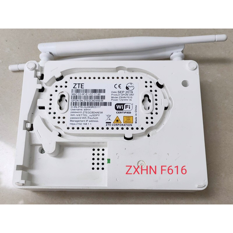Router kích sóng Viettel ZXHN F616 Shopee Việt Nam