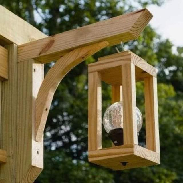 Khung Để Đèn Treo Tường Nội Thất Nhà Xanh 82 - Đèn Treo Tường Với Chất Liệu Gỗ Thông Nhập Khẩu Cap Cấp