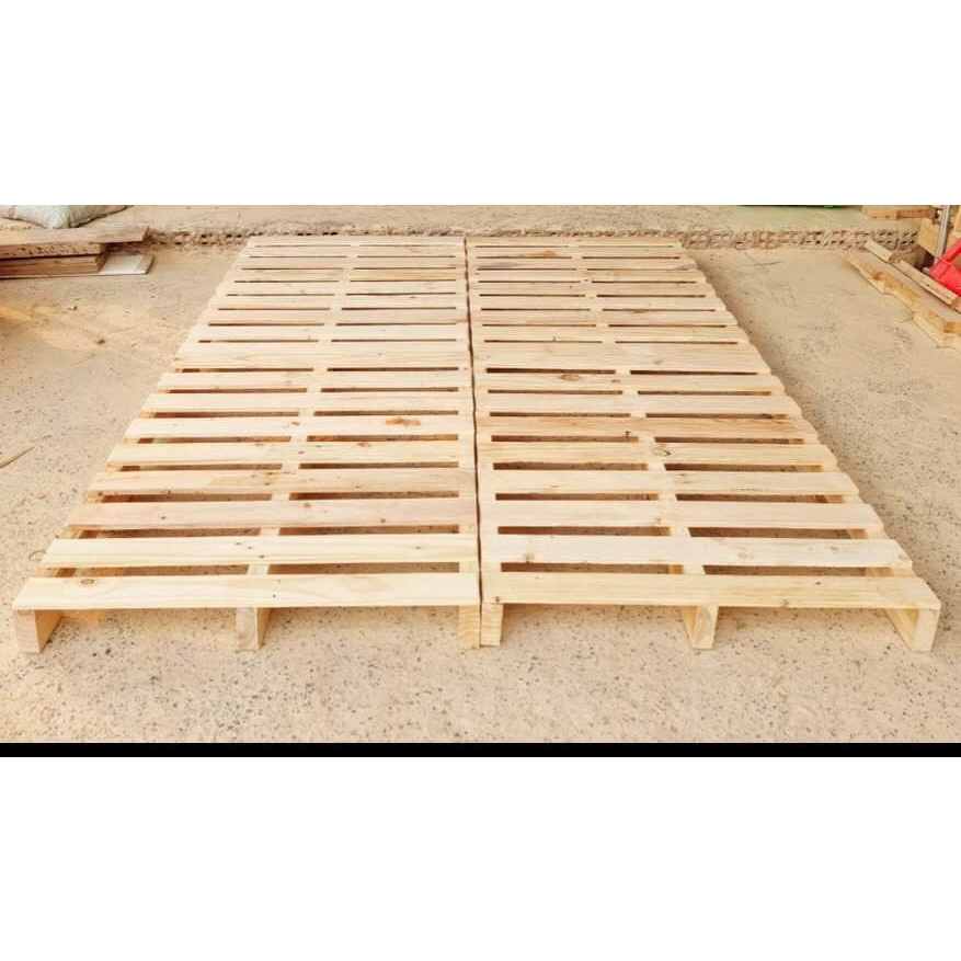 Giường Pallet Nội Thất Nhà Xanh 82 - Giường Pallet Gỗ Decor Phòng Ngủ, Gấp Gọn Gỗ Chắc Chắn Và Chịu Được Trọng Lực Cao