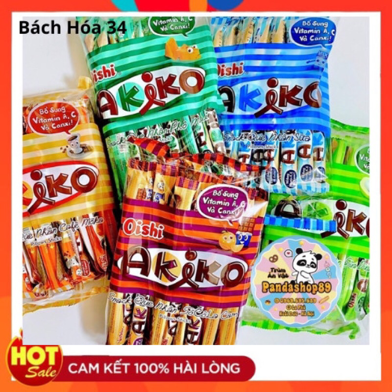 Túi bánh que Oshi Akiko 8 vị | Shopee Việt Nam