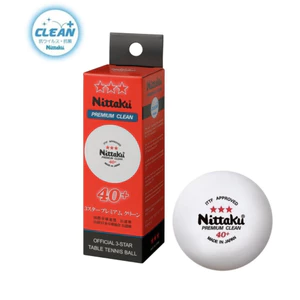 Bóng thi đấu Nittaku clean chính hãng hộp 3 quả chính hãng
