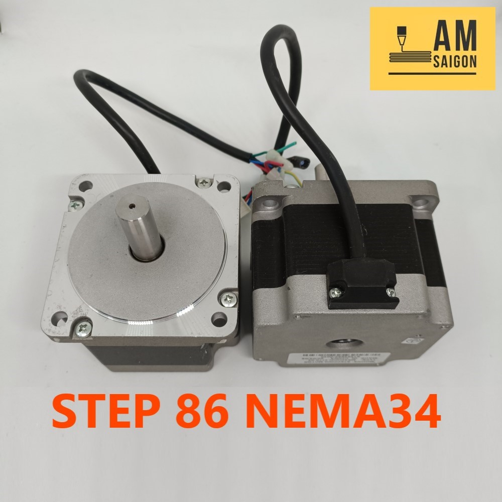 Động cơ bước Step motor 86 NEMA34 4A hãng MOONS', Leadshine hàng tháo ...