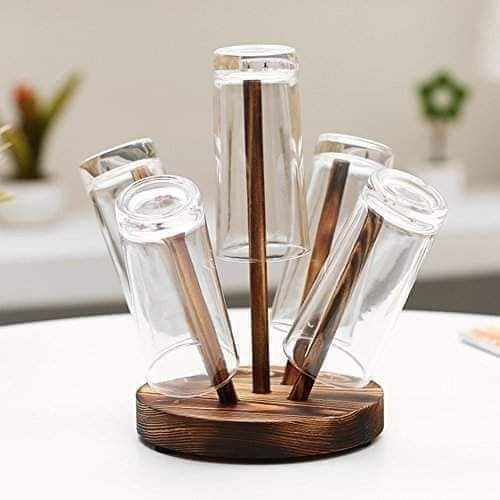 Khay Úp Cốc Nội Thất Nhà Xanh 82 - Đồ Úp Chén Với Chất Liệu Gỗ Thông Nhập Khẩu Bền Bỉ Theo Thời Gian
