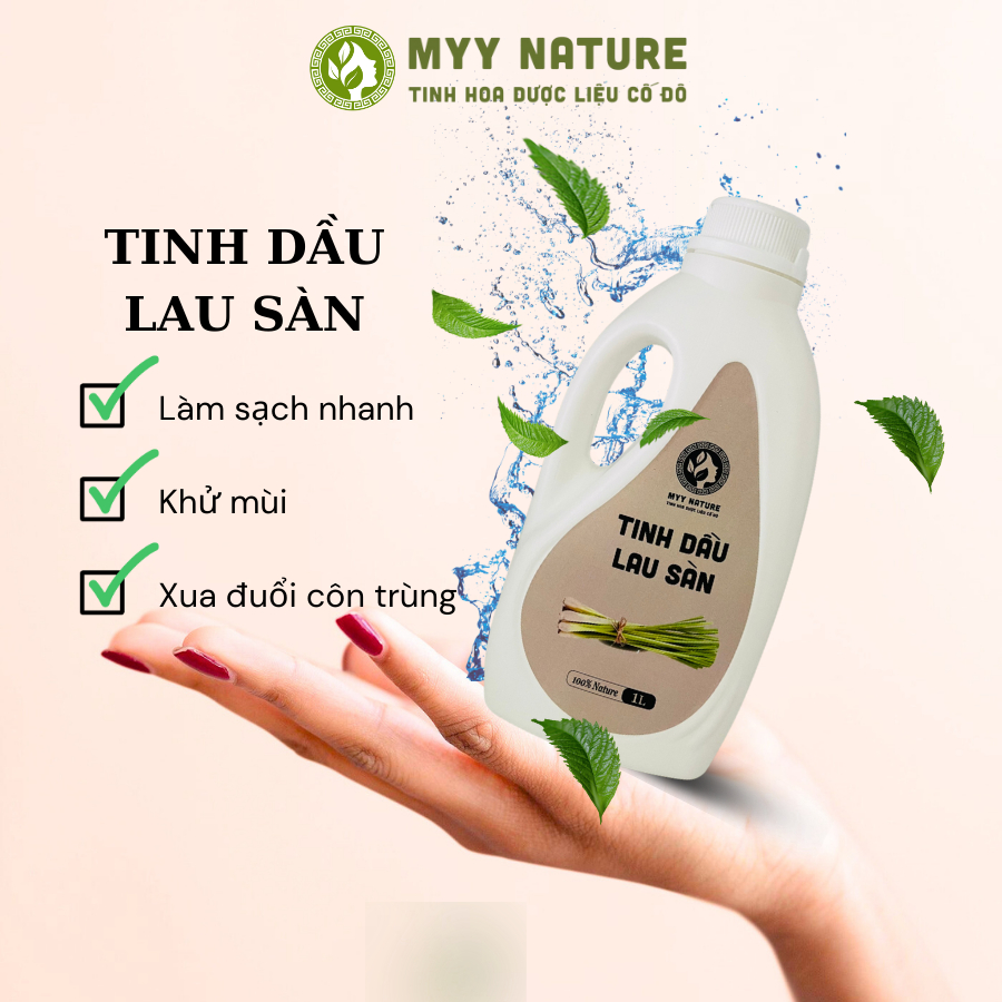 Tinh Dầu Lau Sàn Myy Nature Chai 500ml/1000ml - Sạch Nhanh, Khử Mùi Và Xua Đuổi Côn Trùng Hiệu Quả