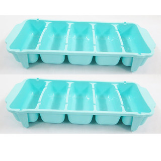 Khay làm đá 5 viên to nhựa dẻo Việt Nhật làm từ nhựa PP cao cấp, bền, đẹp, an toàn { H }
