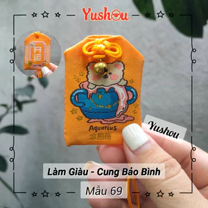 Túi Phước Yushou Tài Vận - 12 Cung Hoàng Đ.ạo - Kiểu Omamori Nhật, Có sẵn, Quà tặng ý nghĩa.
