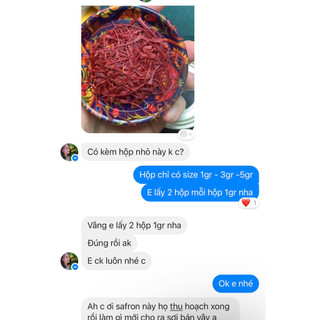 SADHU_NHỤY HOA NGHỆ TÂY (SAFFRON PREMIUM) 1Gr
