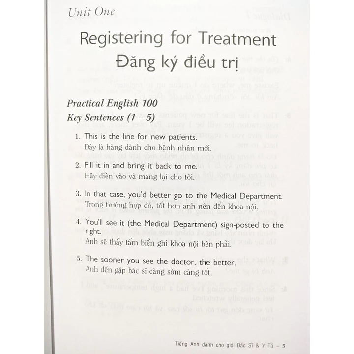 Sách - Tiếng Anh dành cho giới Bác Sĩ & Y Tá – 4