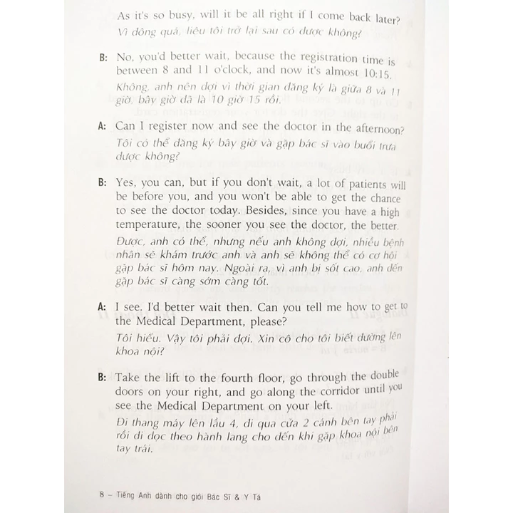 Sách - Tiếng Anh dành cho giới Bác Sĩ & Y Tá – 7