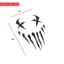 Ghost Claw. Decal hình dán xe máy, nón bảo hiểm và mọi nơi bạn thích. Sticker chống nước