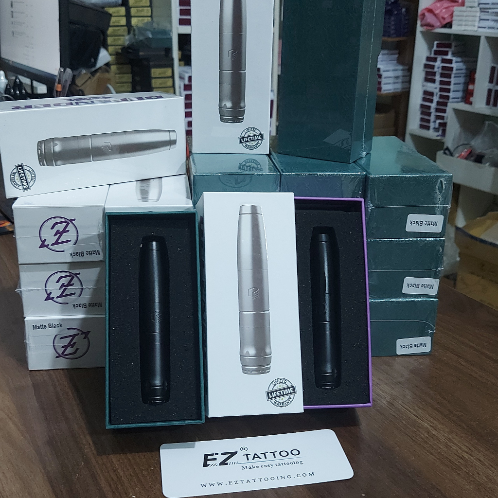 Máy Pen EZ Defender 2in1 Tattoo Siêu Êm