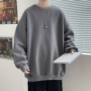 Áo Sweater form rộng trơn Nam Nữ Unisex - Form áo Oversize