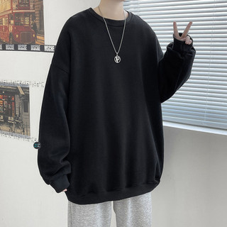 Áo Sweater form rộng trơn Nam Nữ Unisex - Form áo Oversize