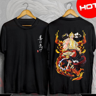 Áo Thun In Hình Sanji D.Ace Luffy Zoro One Piece 2 Mặt Áo Đen Cực Ngầu, Cực Đẹp