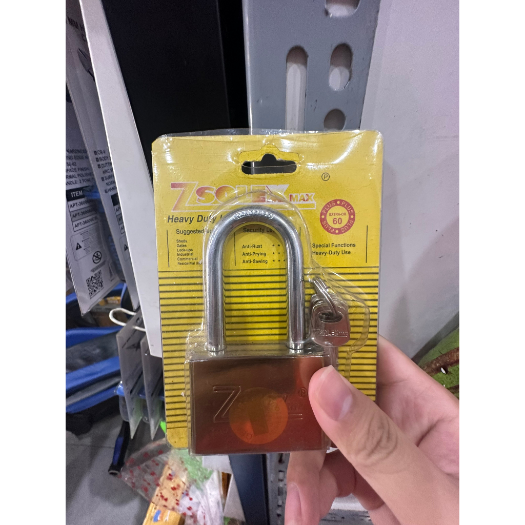 Ổ Khoá Đúc Zsolex Càng Ngắn và Dài 40mm 50mm 60mm với thiết kế chắc chắn và tiện lợi