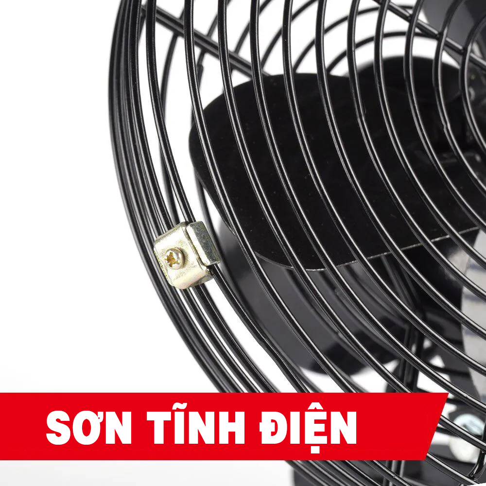 [Chính Hãng] Quạt 8inch Boshun 2 Tốc Độ, Chân Pin Phổ Thông 4Cm